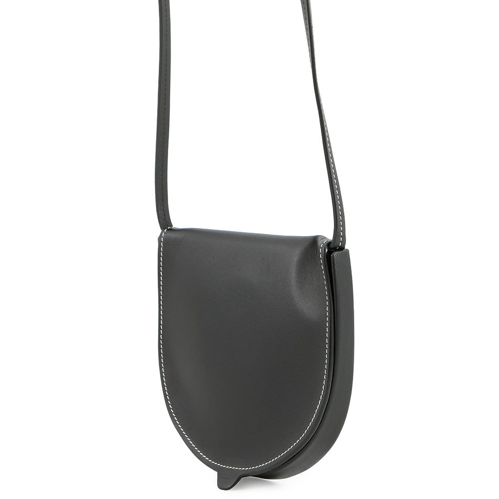LOEWE heel pouch BlackC661T14X12 Leather Size Small
