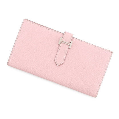 HERMES Beansufla Rose Sakura Chevre Myzore Goatskin