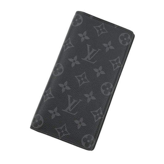 LOUIS VUITTON Portefeuille Brazza NoirM61697 Monogram Eclipse