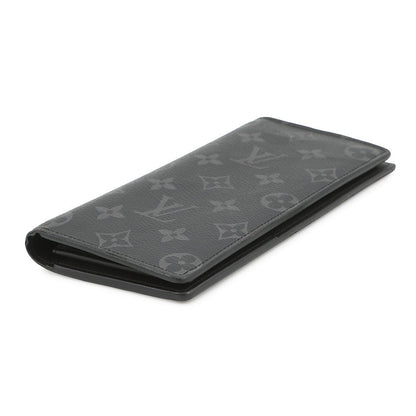 LOUIS VUITTON Portefeuille Brazza NoirM61697 Monogram Eclipse