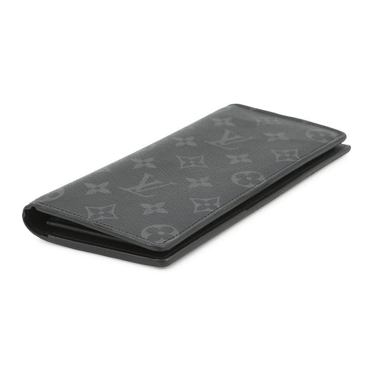 LOUIS VUITTON Portefeuille Brazza NoirM61697 Monogram Eclipse