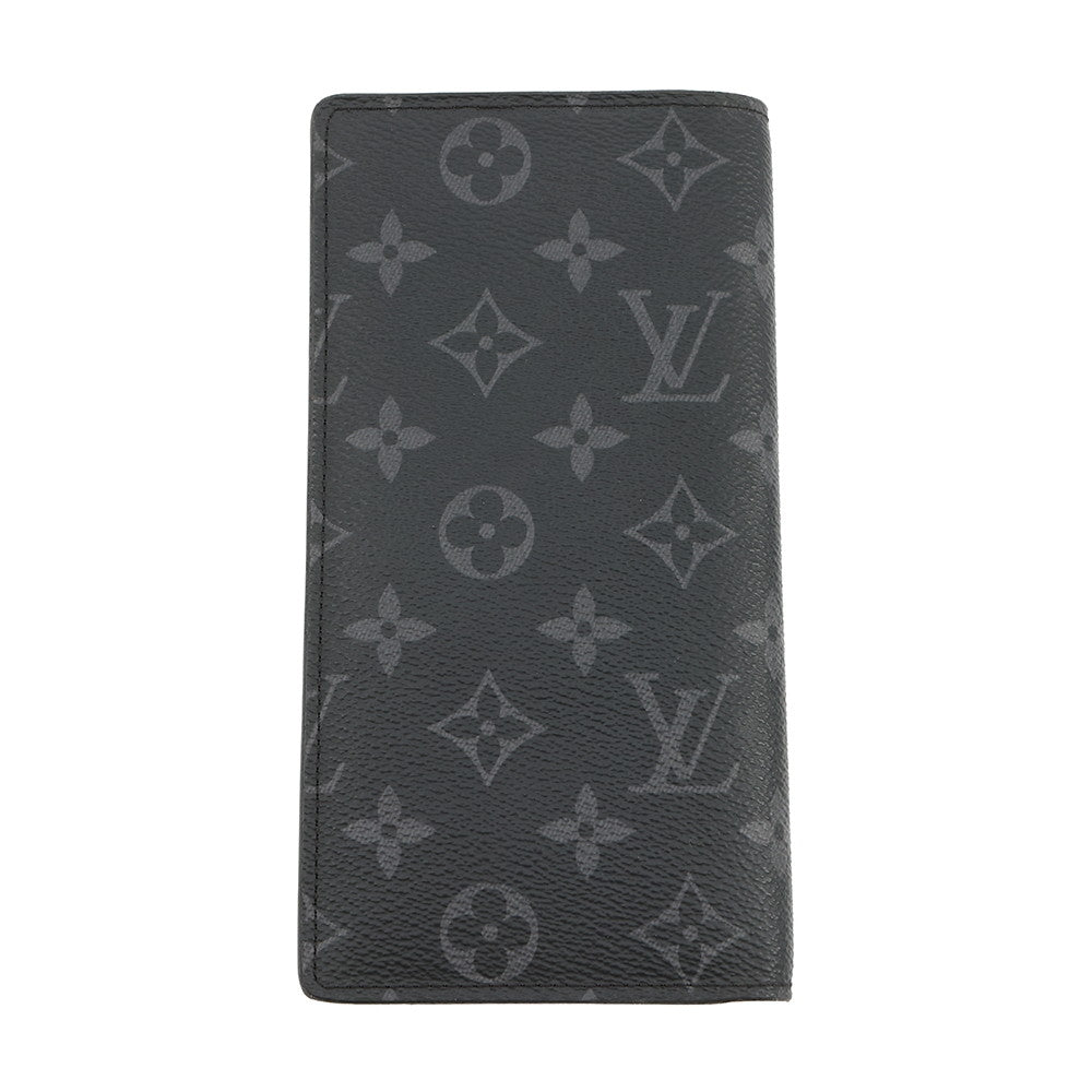 LOUIS VUITTON Portefeuille Brazza NoirM61697 Monogram Eclipse