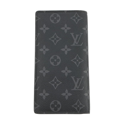 LOUIS VUITTON Portefeuille Brazza NoirM61697 Monogram Eclipse