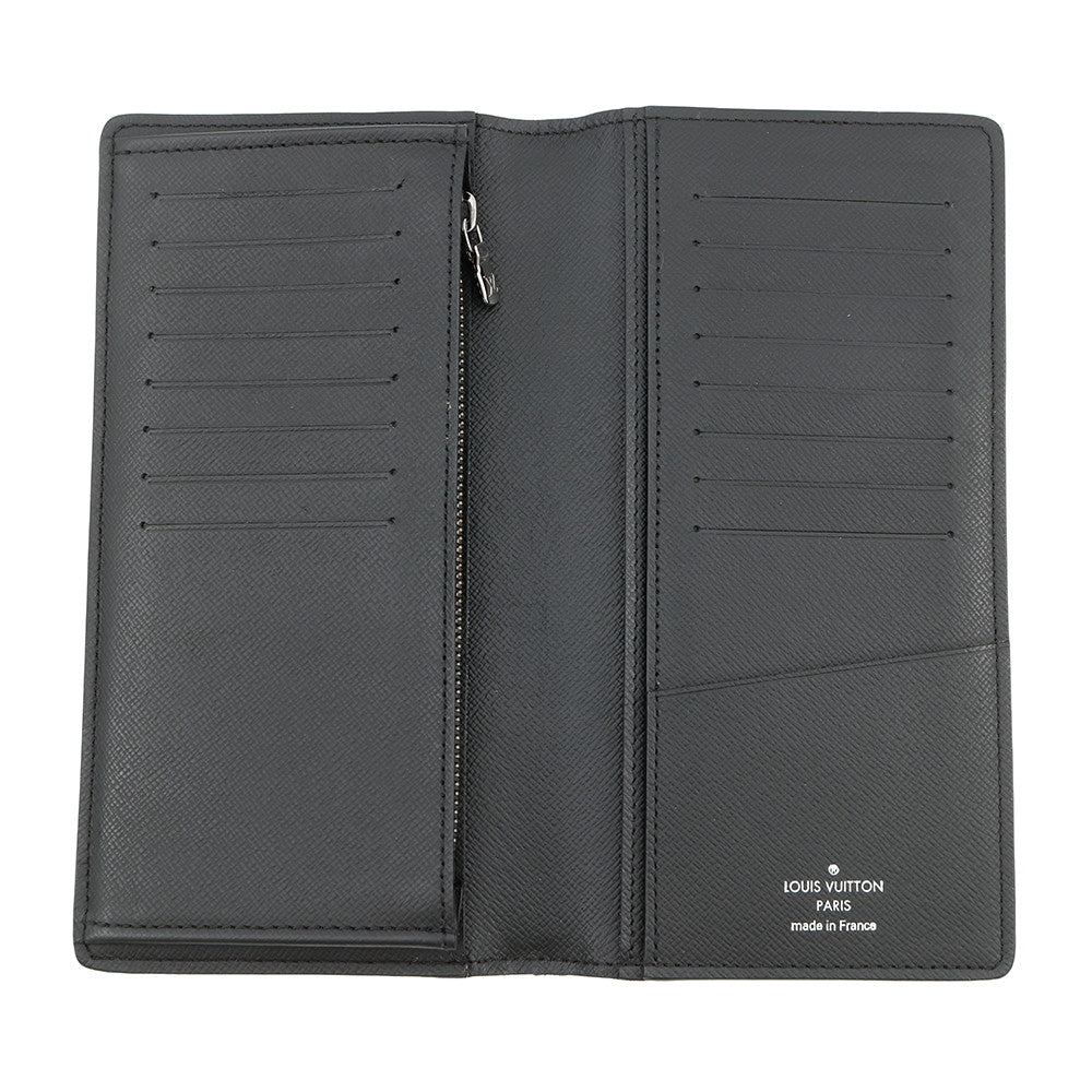 LOUIS VUITTON Portefeuille Brazza NoirM61697 Monogram Eclipse