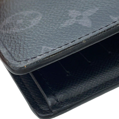 LOUIS VUITTON Portefeuille Brazza NoirM61697 Monogram Eclipse
