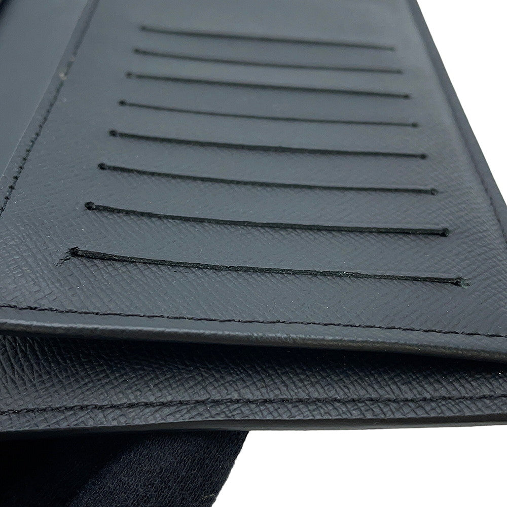 LOUIS VUITTON Portefeuille Brazza NoirM61697 Monogram Eclipse