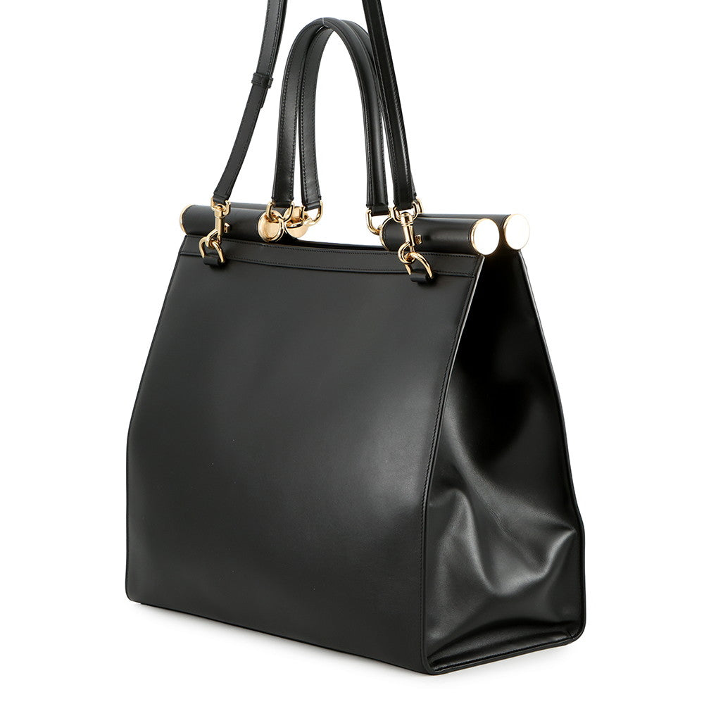 DOLCE&GABBANA 90's Sicily 2-Way Bag BlackBB7016AW57618099 Leather
