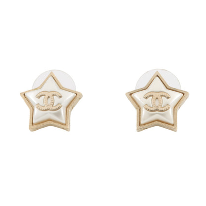 CHANEL Star Motif CC Logo EarringsA99139 Metal