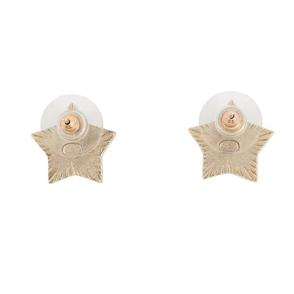CHANEL Star Motif CC Logo EarringsA99139 Metal