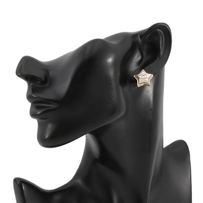 CHANEL Star Motif CC Logo EarringsA99139 Metal