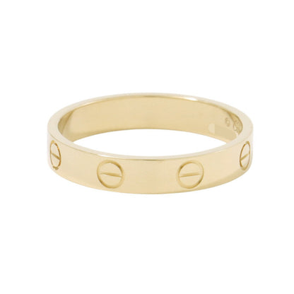 CARTIER Mini Love Ring Size Small/56/#16B4085000 18K Yellow Gold