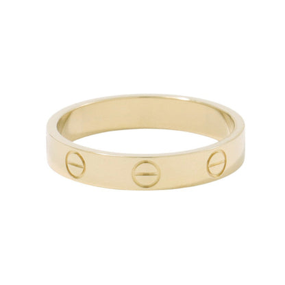 CARTIER Mini Love Ring Size Small/56/#16B4085000 18K Yellow Gold