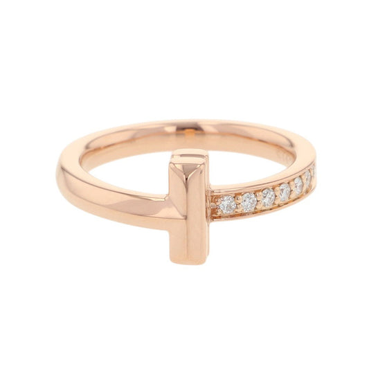 TIFFANY&Co. TIFFANY&Co. TT One Ring Size Approximately No. 567795342 18K Pink Gold