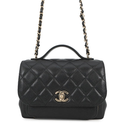 CHANEL Business Affinity Handbag BlackA93749 Caviar Leather