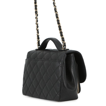 CHANEL Business Affinity Handbag BlackA93749 Caviar Leather