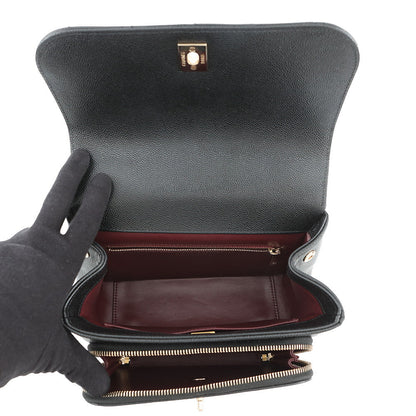 CHANEL Business Affinity Handbag BlackA93749 Caviar Leather