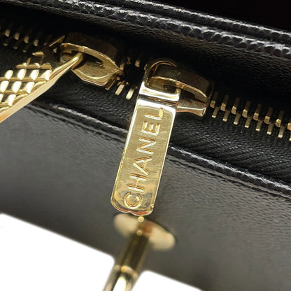 CHANEL Business Affinity Handbag BlackA93749 Caviar Leather