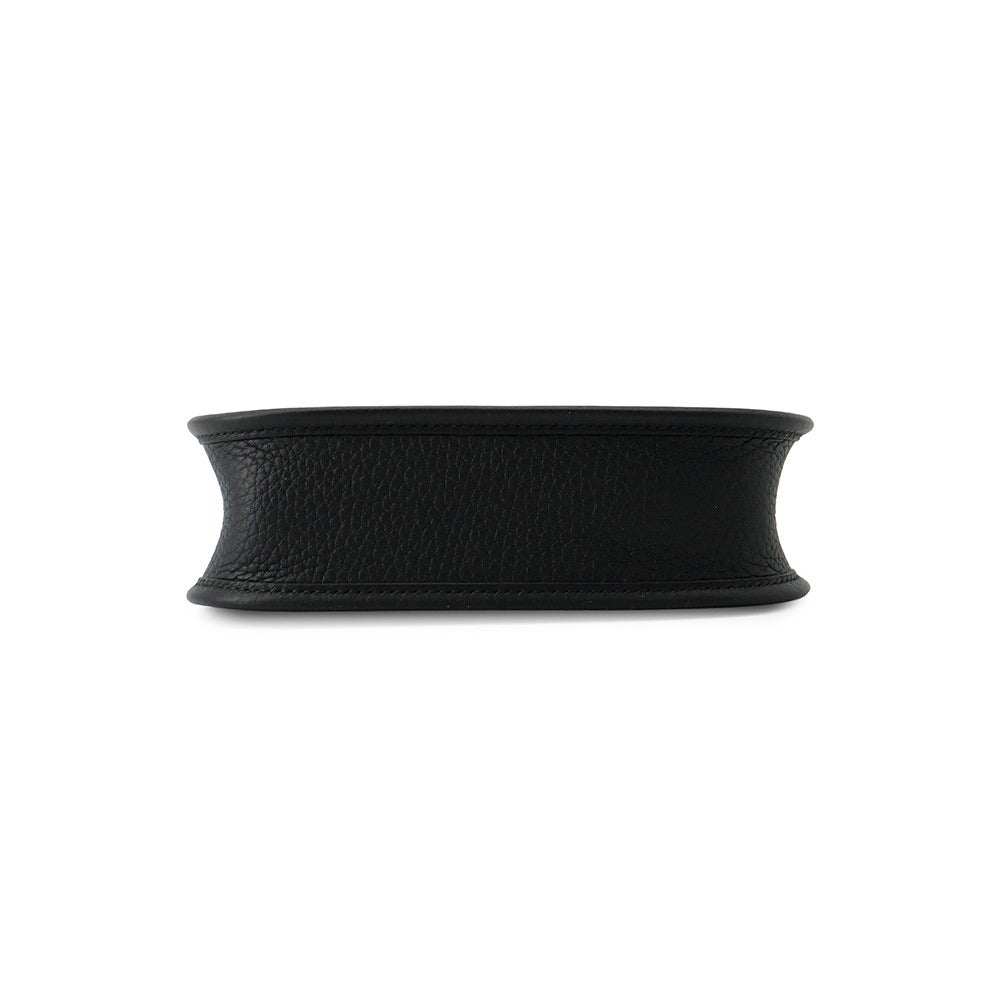 HERMES Evelyne Long Black Taurillon Clemence Size TPM