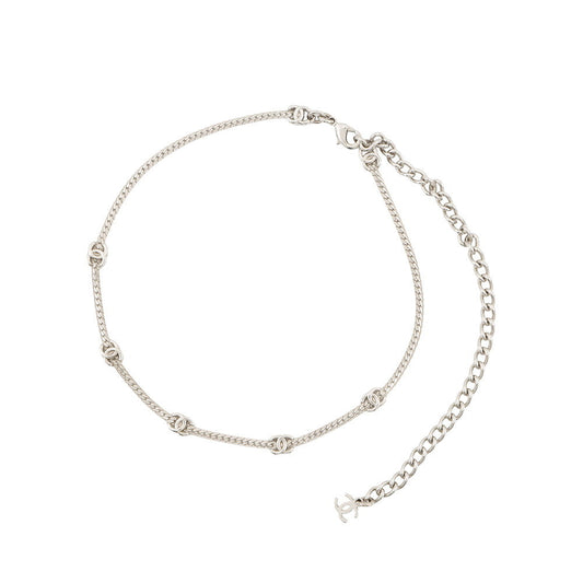 CHANEL CC Logo 7 Motif Chain Choker NecklaceABE255 B18058 NZS81 Metal