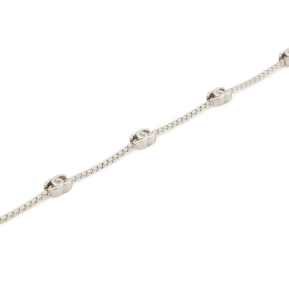 CHANEL CC Logo 7 Motif Chain Choker NecklaceABE255 B18058 NZS81 Metal