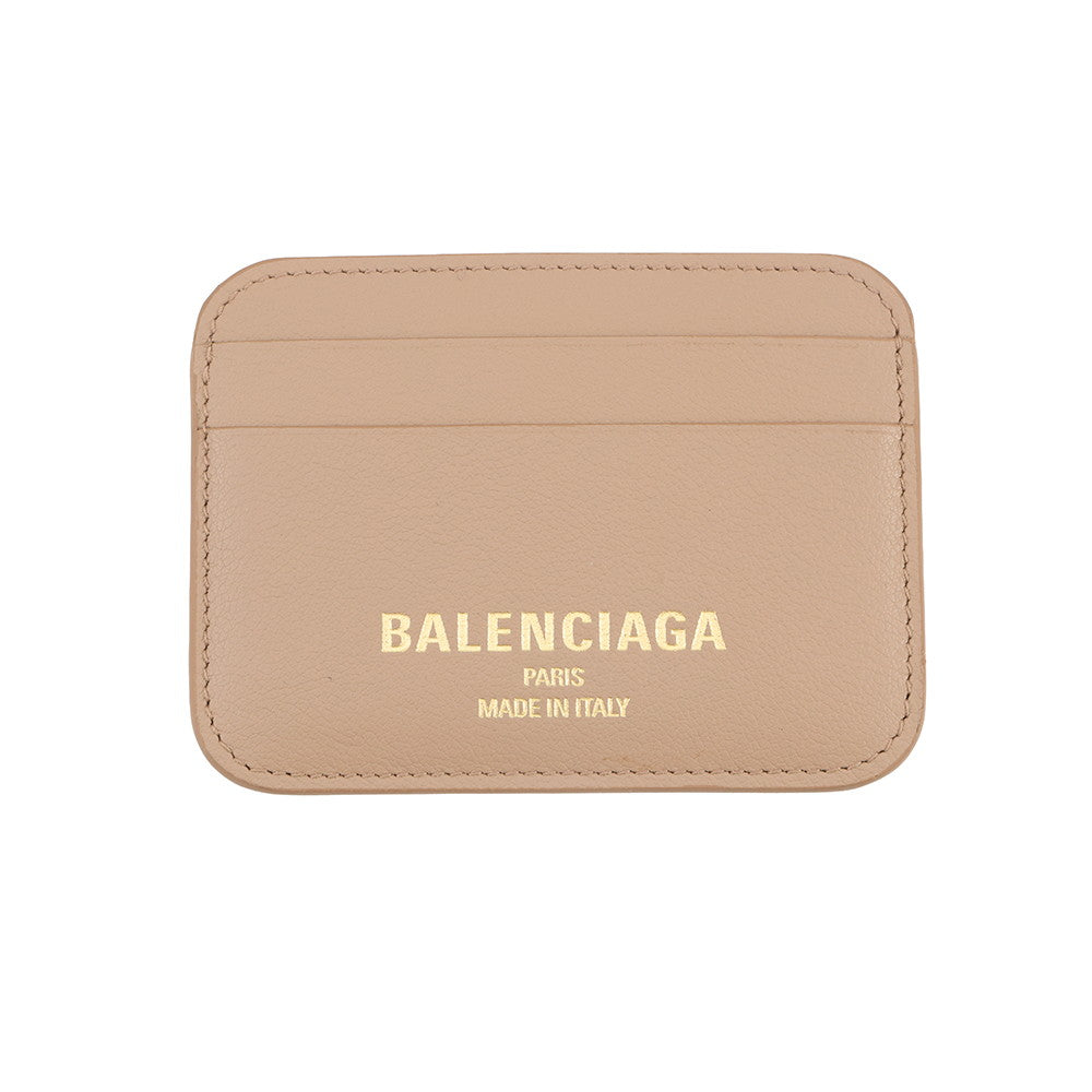 BALENCIAGA CASH2.0 Card Case latté8108992ABGH2621 Calf Leather