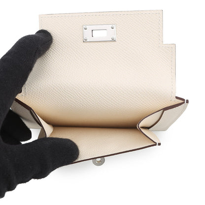 HERMES Kelly pocket compact Nata Epsom