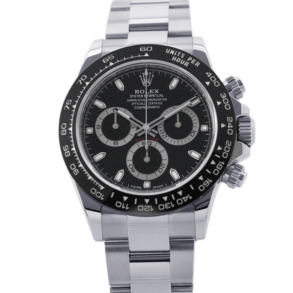 ROLEX Cosmograph Daytona W40mm Stainless Steel Black Dial116500LN