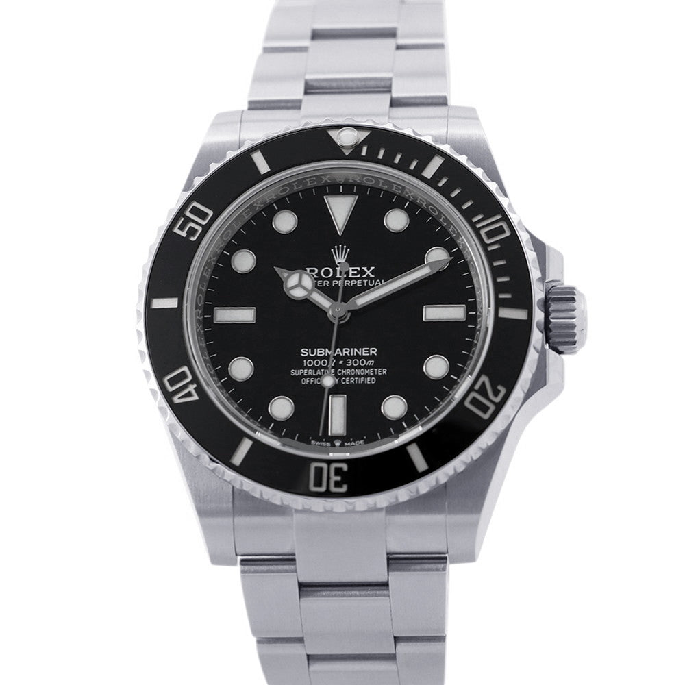 ROLEX Submariner No-Date W41mm Stainless Steel Black Dial124060