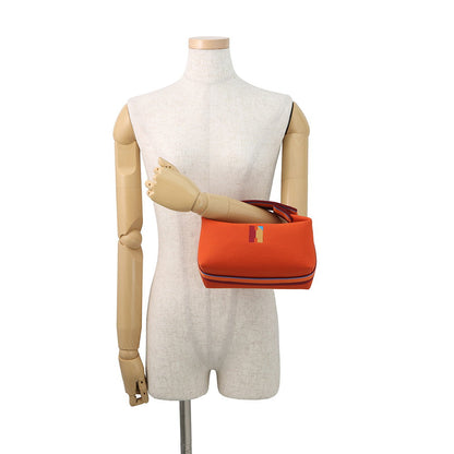 HERMES BRIDE A Black H Pavilion Orange・Feu Canvas Size PM