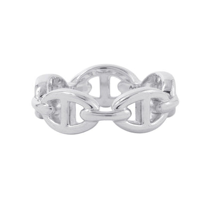 HERMES Chaine d'Ancre Anchene Ring Size PM/54/#14 SV925