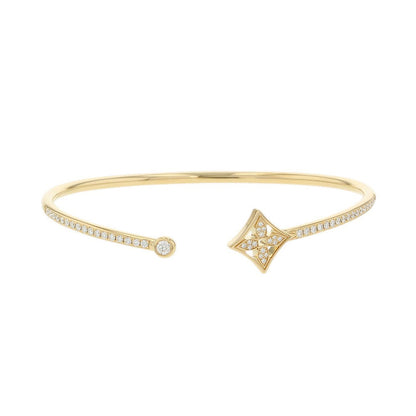 LOUIS VUITTON Bracelet Twist Blossom Size 16/MQ95712 18K Yellow Gold