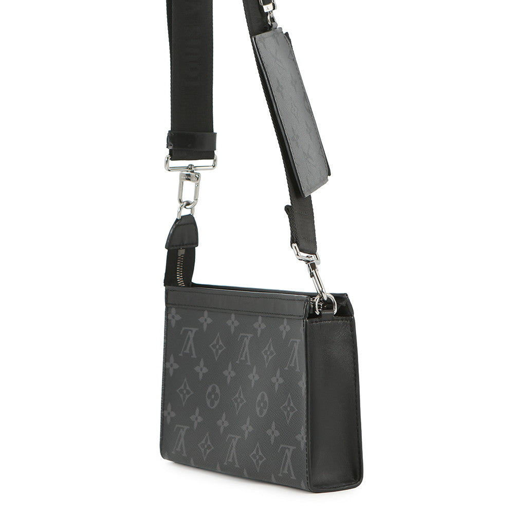 LOUIS VUITTON Gaston Wearable Wallet NoirM81124 Monogram Eclipse Reverse