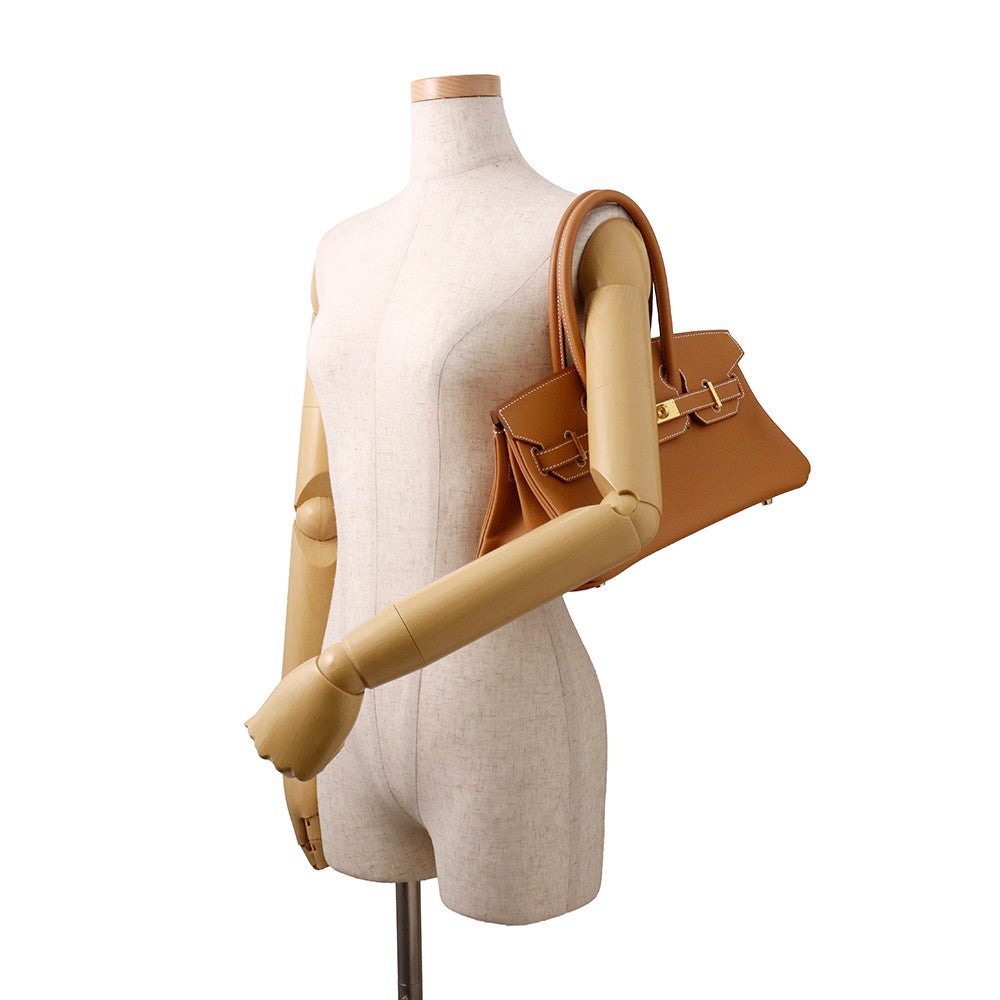 HERMES ShoulderBirkin Gold Evercolor Size 29