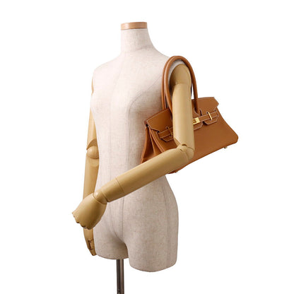HERMES ShoulderBirkin Gold Evercolor Size 29