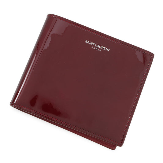 SAINT LAURENT PARIS East / West Wallet Bordeaux396307AAEJ16947 Patent Leather