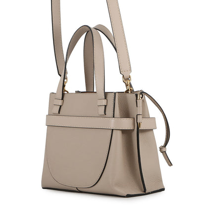 LOEWE Gate top-handle bag Greige321.12.Z99 Leather Size Mini