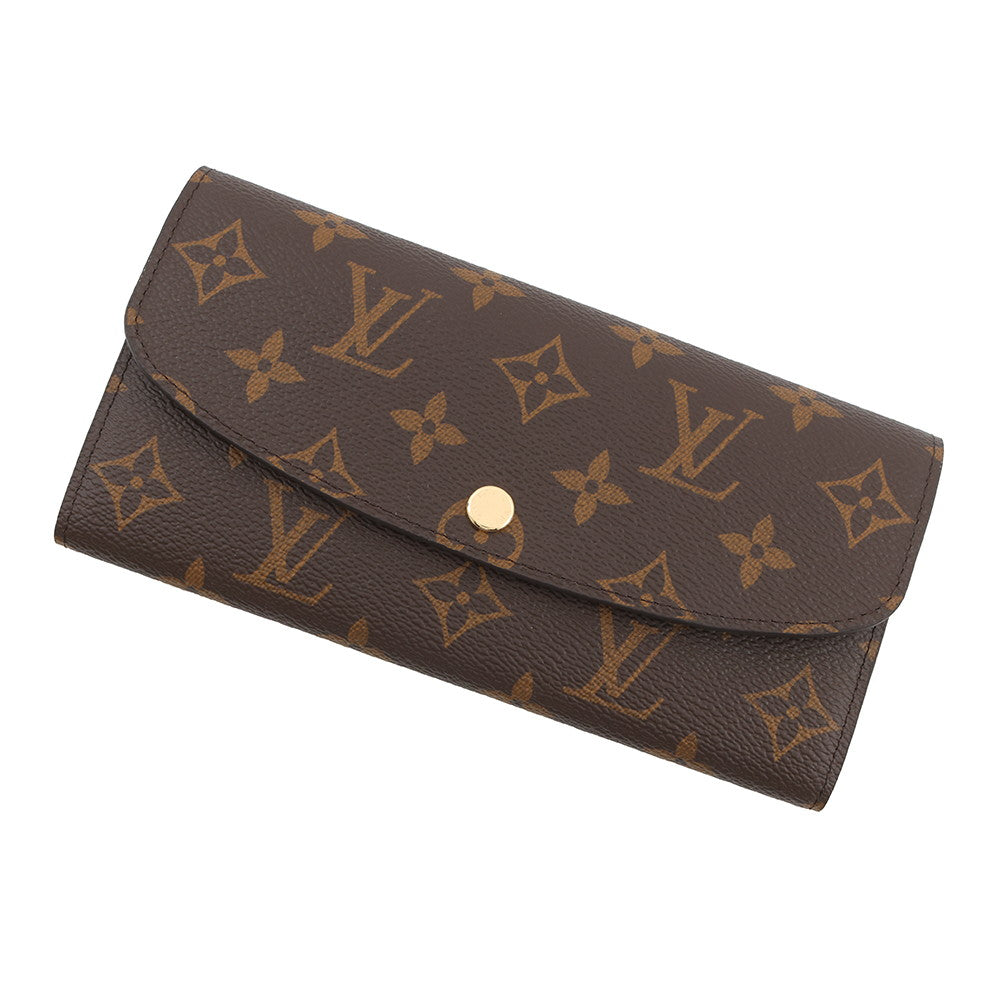 LOUIS VUITTON Portefeuille Emilie FuchsiaM60697 Monogram