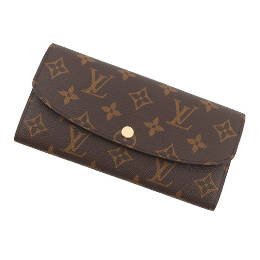 LOUIS VUITTON Portefeuille Emilie FuchsiaM60697 Monogram