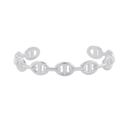 HERMES Chaine d'Ancre Bangle Size LG SV925
