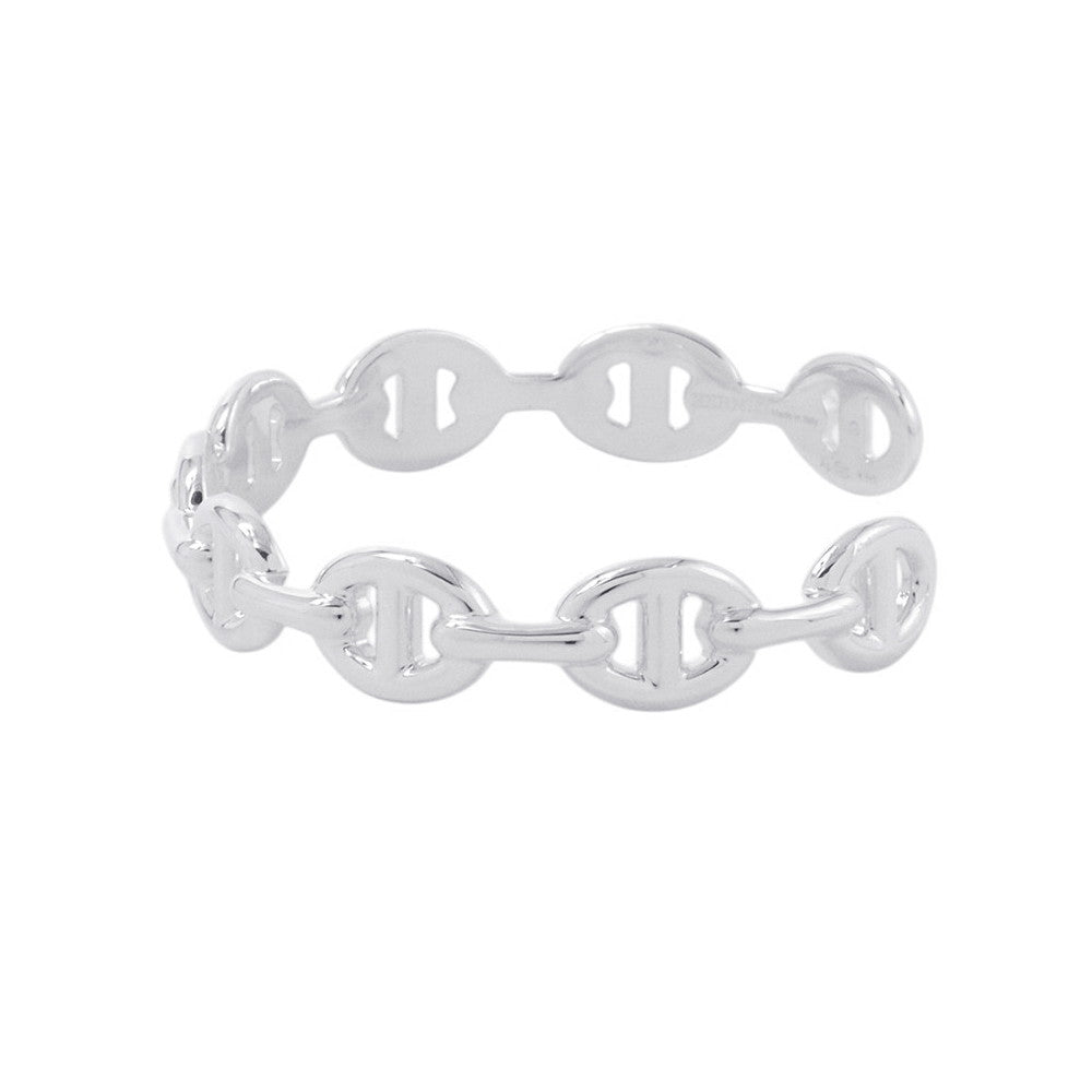 HERMES Chaine d'Ancre Bangle Size LG SV925