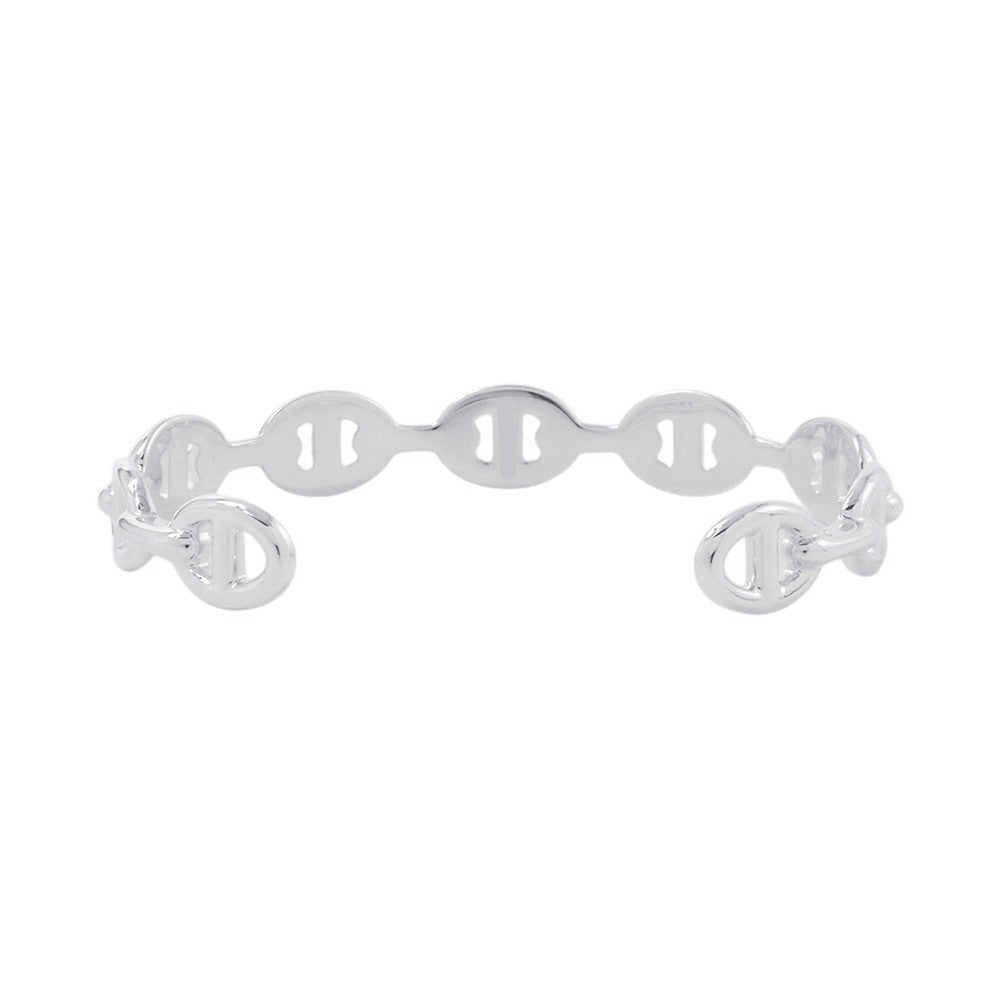 HERMES Chaine d'Ancre Bangle Size LG SV925