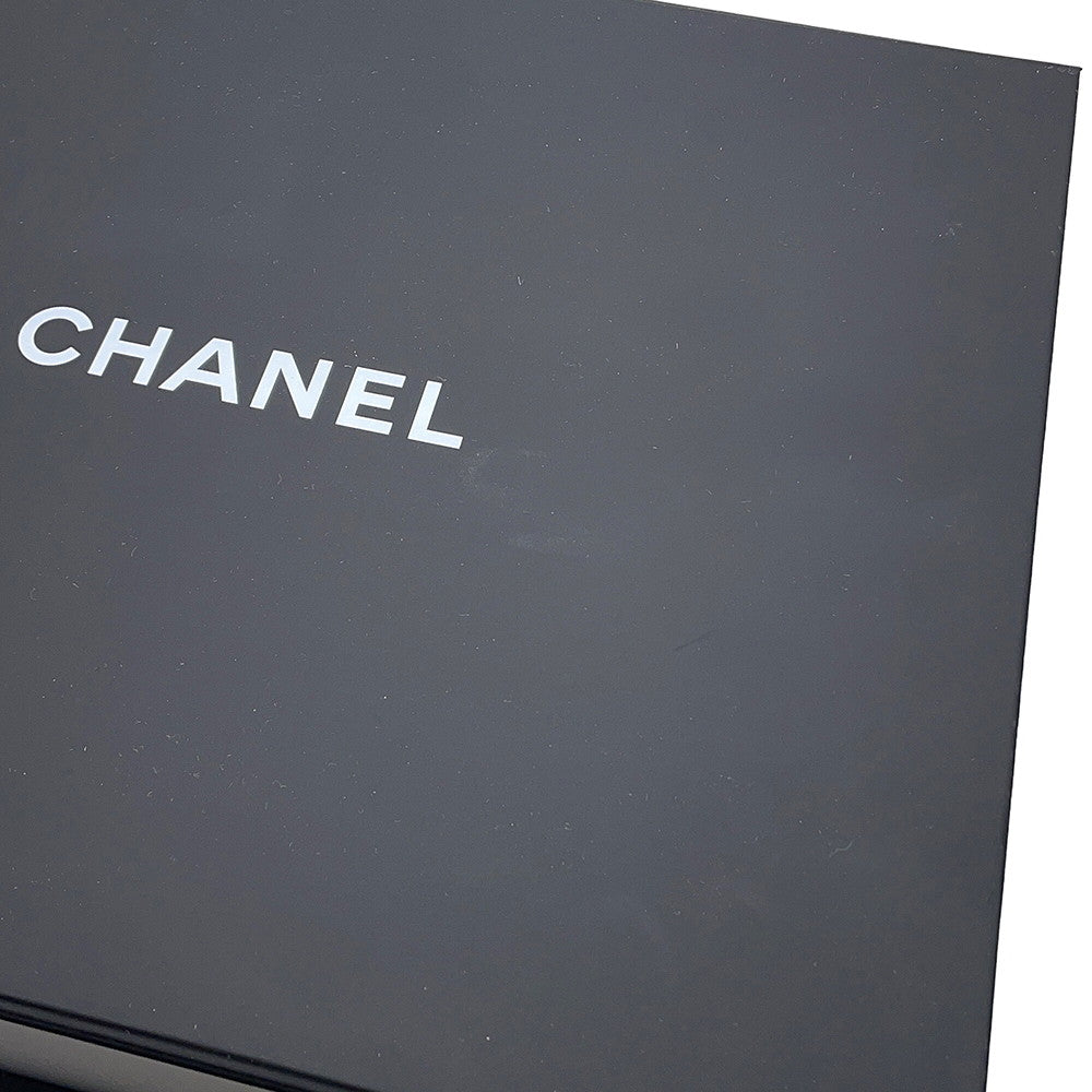 CHANEL Matelasse Top Handle Chain Shoulder Bag BlackAS3653 Caviar Leather Size Small