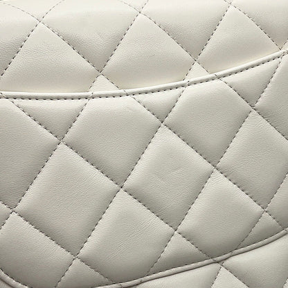 CHANEL Matelasse Trendy CC Top Handle Chain Shoulder Bag WhiteA92236 Lambskin