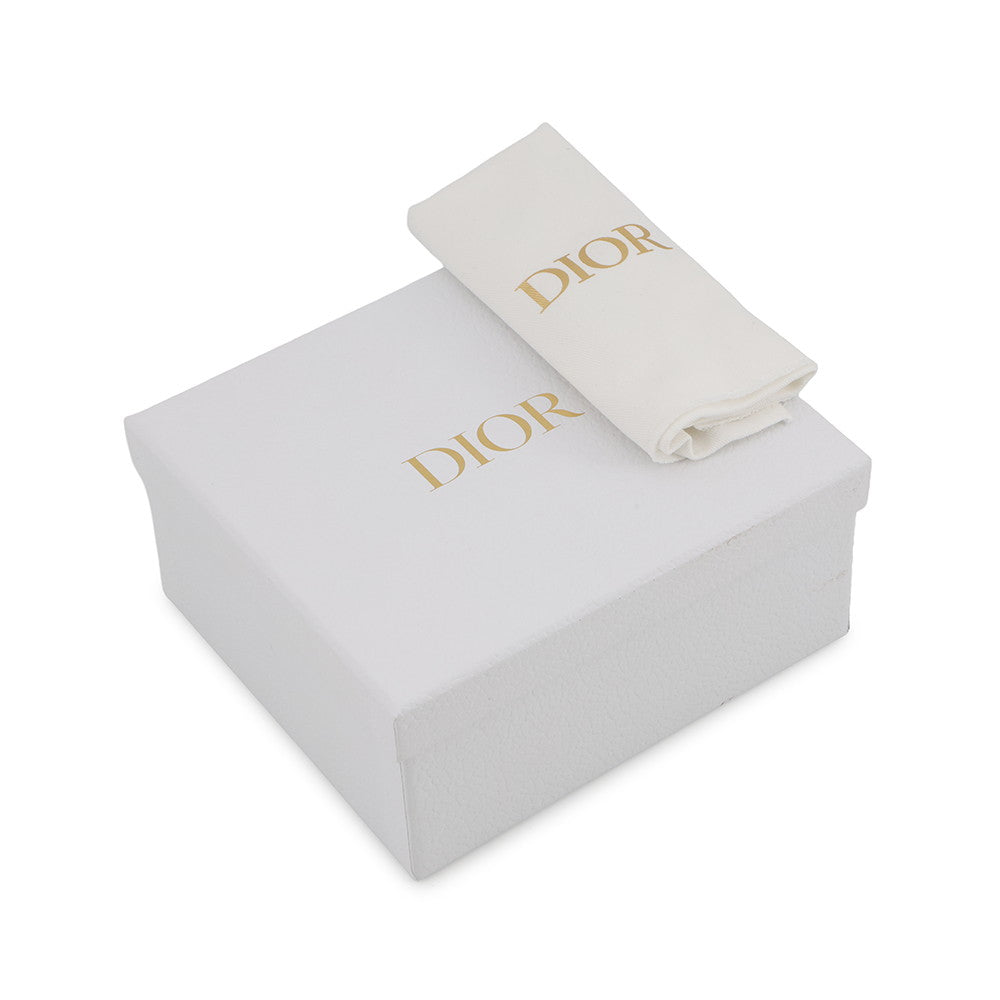 Dior Cannage My Dior Hibiscus L-Zip Wallet Ice blueS2608PUQA_M39Z Lambskin