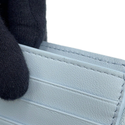 Dior Lady Dior Cannage Dahlia Wallet Ice blueS2605PUQA_M39Z Lambskin