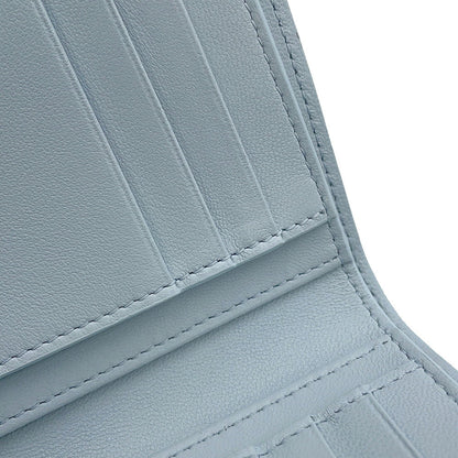 Dior Lady Dior Cannage Dahlia Wallet Ice blueS2605PUQA_M39Z Lambskin