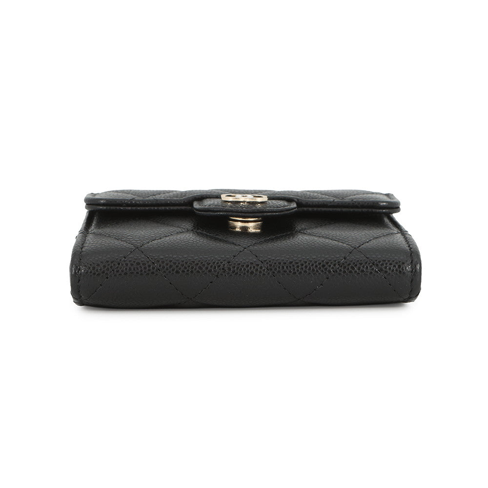 CHANEL Matelasse Chain wallet BlackAP0238 Caviar Leather