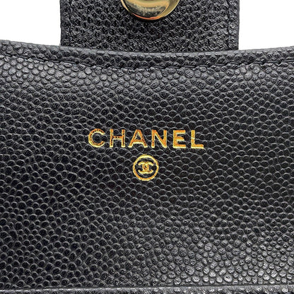 CHANEL Matelasse Chain wallet BlackAP0238 Caviar Leather