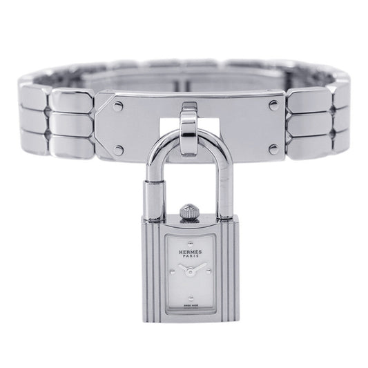 HERMES Kelly watch W16mm Stainless Steel Sparkling White DialKE4.110