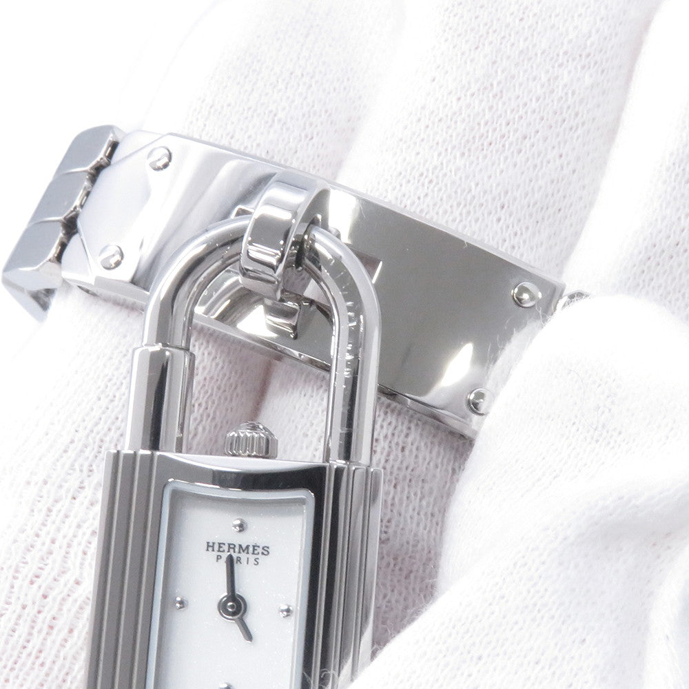 HERMES Kelly watch W16mm Stainless Steel Sparkling White DialKE4.110